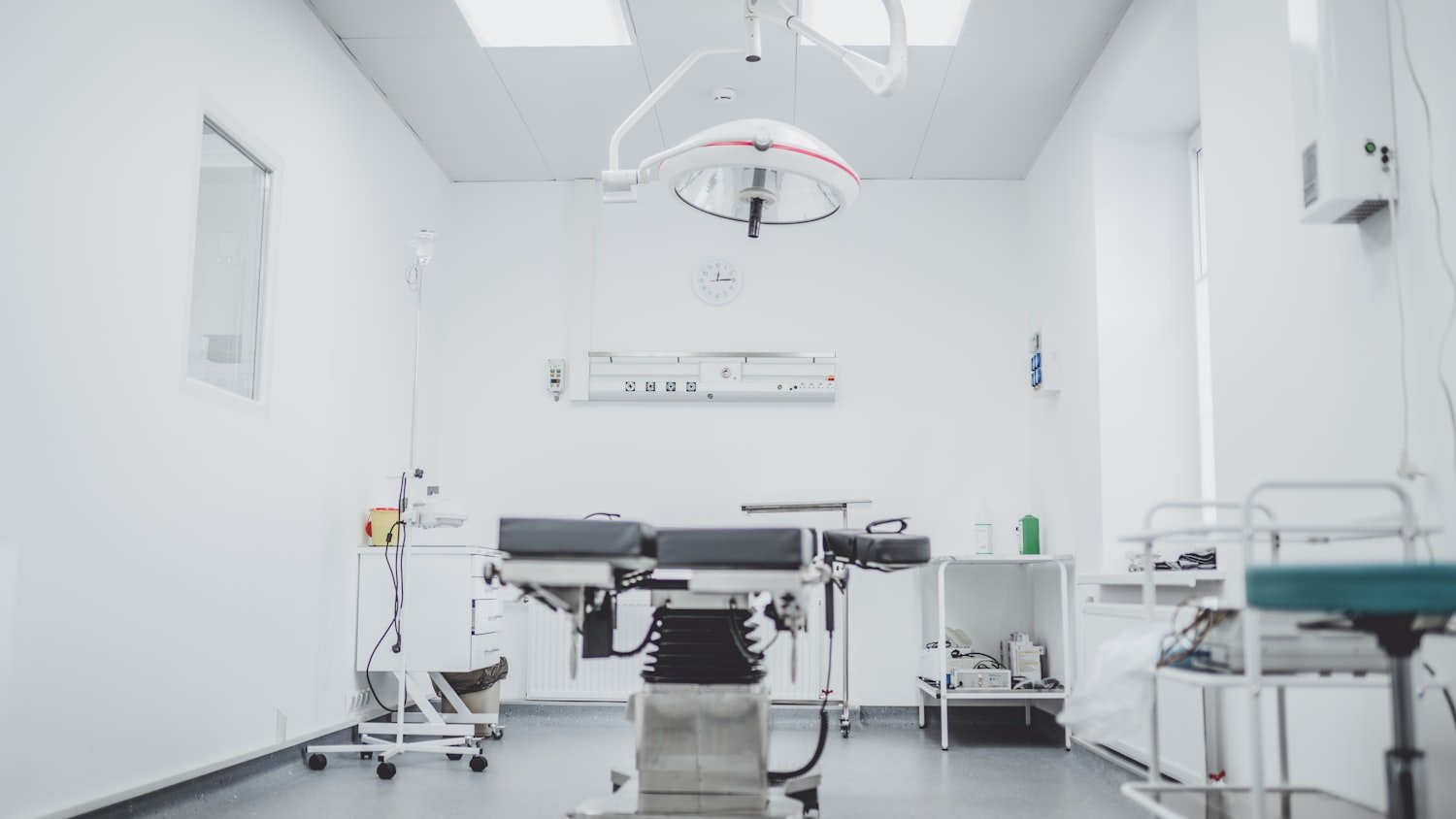 Radiology suite where contrast media is used for diagnostic imaging